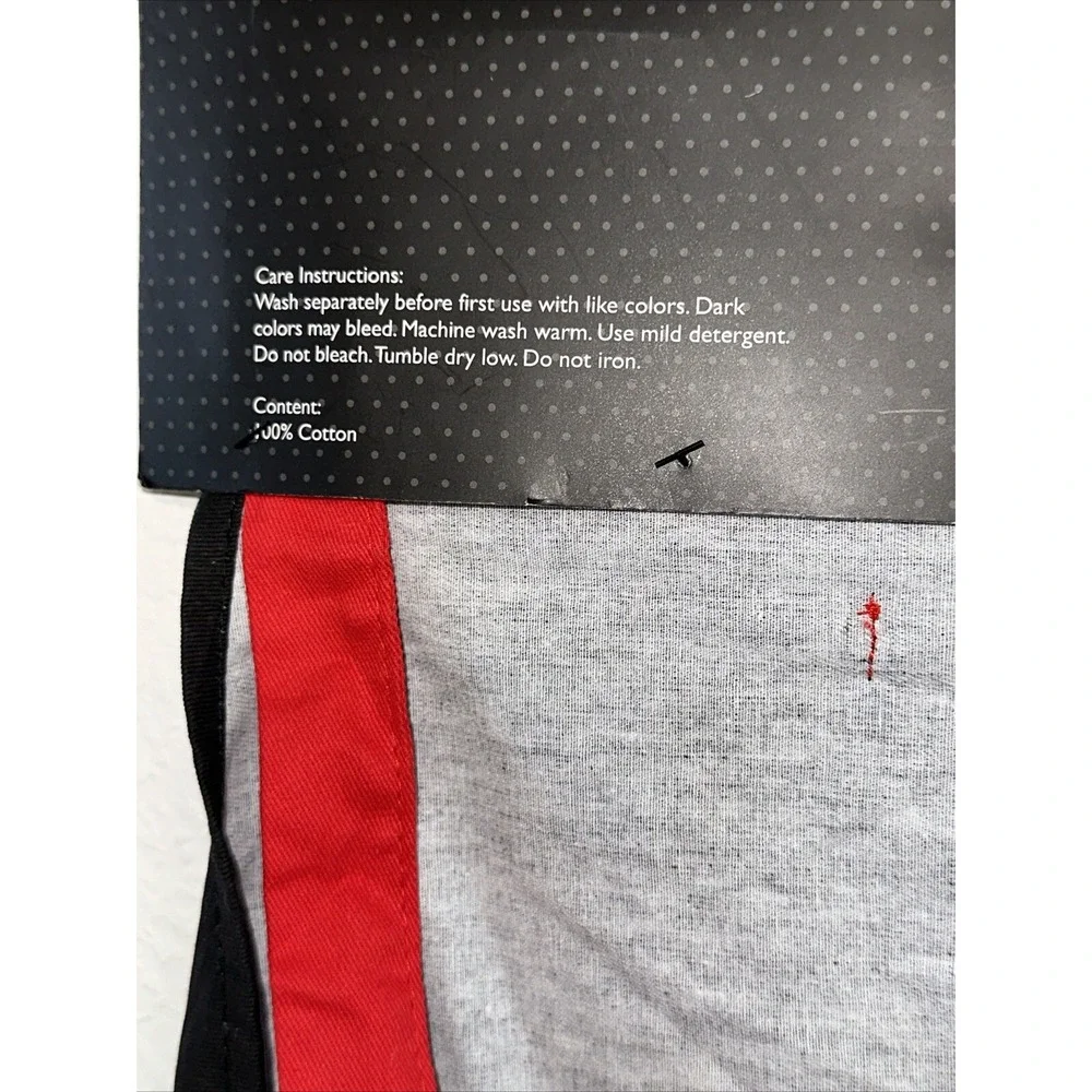 Disney Minnie Mouse Apron Rockin All The Dots Black‎ Red Graphic Kitchen New